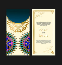 Elegant Mandala Wedding Invitation Card Paper