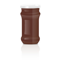 Glass Jar Brown