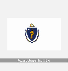 Massachusetts Usa State Flag Ma Usa