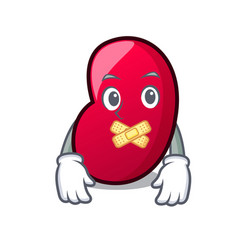 Silent Jelly Bean Mascot Cartoon