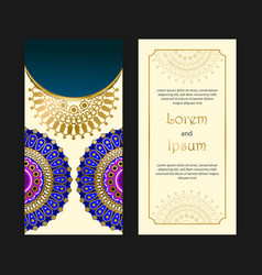 Elegant Mandala Wedding Invitation Card