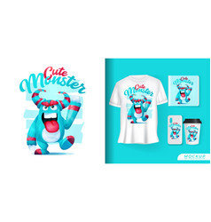 Cute Monster Poster And Merchandising