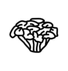 Maitake Mushroom Line Icon