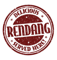 Rendang Sign Or Stamp