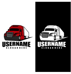 Semi Truck Logo Design