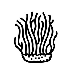 Cordyceps Mushroom Line Icon