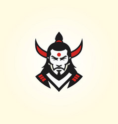 Logo Samurai Character