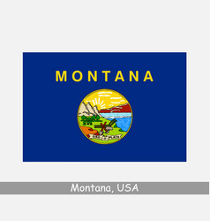 Montana Usa State Flag Mt Usa