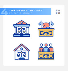 State Institutions Of Law Pixel Perfect Rgb Color