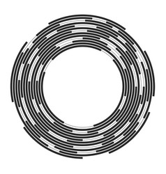 Concentric Segments Of Circles Lines Following