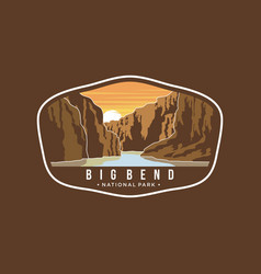 Big Bend National Park Emblem Patch Logo