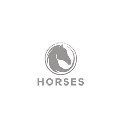 Beauty Horse Ranch Stable Stallion Logo Design