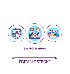 Board Directors Concept Icon