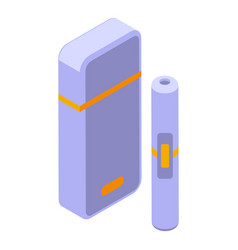 Vape Icon Isometric Electronic Smoke