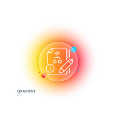 Documentation With Algorithm Line Icon Technical