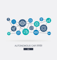 Autonomous Electric Car Self-driving Autopilot