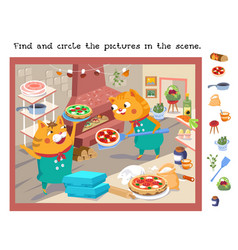 Find And Circle Hidden Objects Educational Game