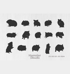 Hamster Silhouettes Svg