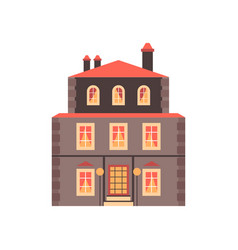 Retro Victorian Historic Mansion Building Flat