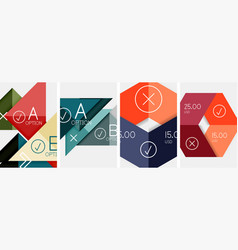 Arrow Minimal Geometric Abstract Poster Designs