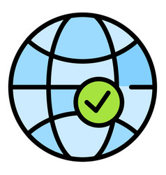 Global Review Icon Flat