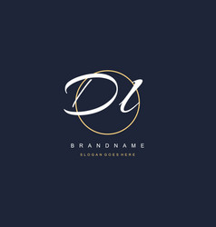 Initial Letter Dl Logo Monogram Feminine Style