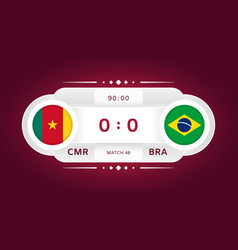 Cameroon Vs Brazil Match Football 2022 World