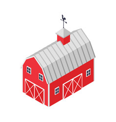 Isometric Farm Building