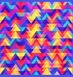 Colored triangle seamless pattern Royalty Free Vector Image