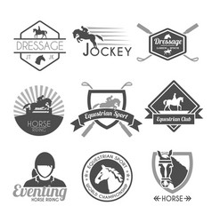 Jockey Label Set