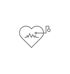 Artificial Cardiac Pacemaker Icon Concept