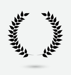 Laurel Wreath Isolated On White Background Simple