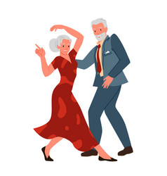 Old Couple Dancing To Music Together Man