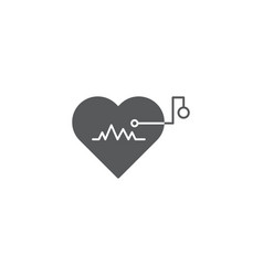 Artificial Cardiac Pacemaker Icon Concept