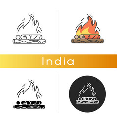 Hindu Funeral Ceremony Icon