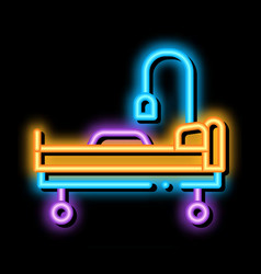 Median Wheelchair Neon Glow Icon