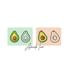 Ripe Avocado Clipart