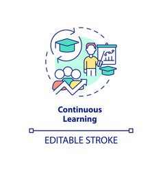 Continuous Learning Concept Icon