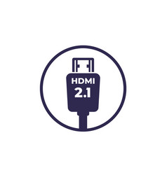 Hdmi 21 Icon On White