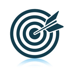 Target With Dart In Bulleye Icon