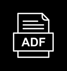 Adf File Document Icon