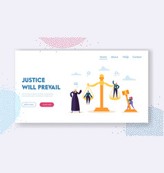 Justice Will Prevail Landing Page Judge