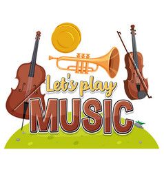 Lets Play Music Banner Design