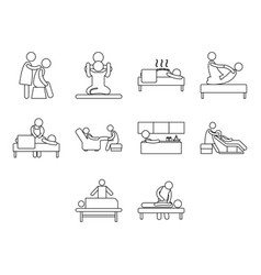 Massage Icon Set