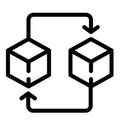 Project Delivery Icon Outline Beta Version