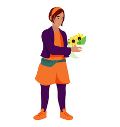 Beautiful Florist Woman