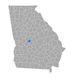 Map Peach In Georgia