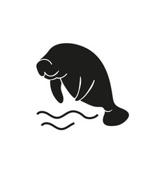 Sea Cow Jumping Out Of Water Icon