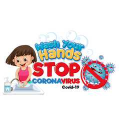 Wash Your Hands Stop Coronavirus Banner