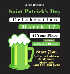 Saint Patricks Party Poster Flyer Design